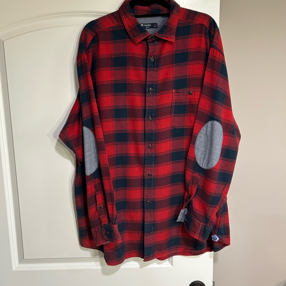 Daniel Cremieux Red and Blue Checkered Shirt 2XB